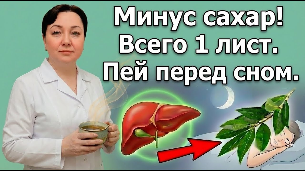 Как лавровый лист меняет сахар, печень и сон. Только ЭТОТ метод поможет!
