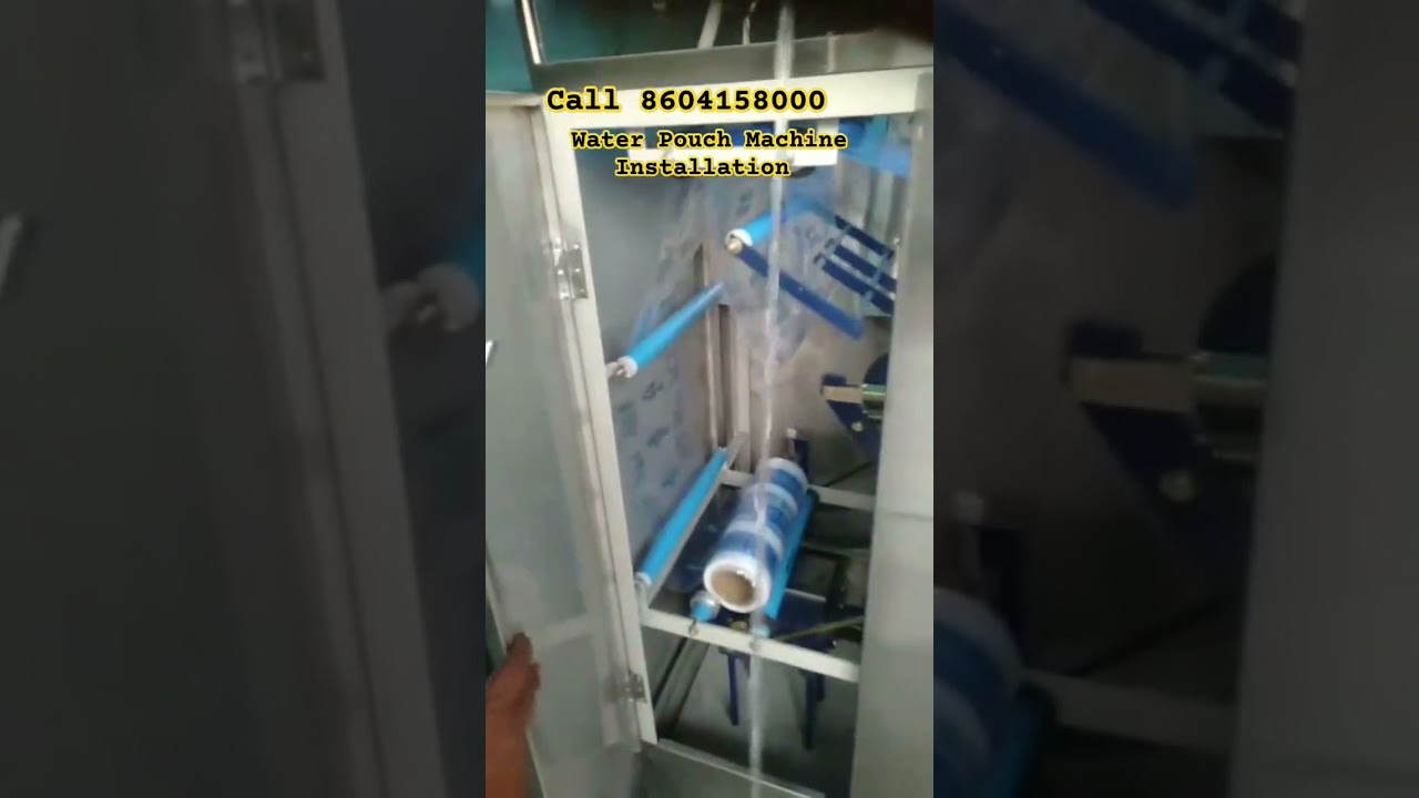 Installation of Water Pouch Machine 