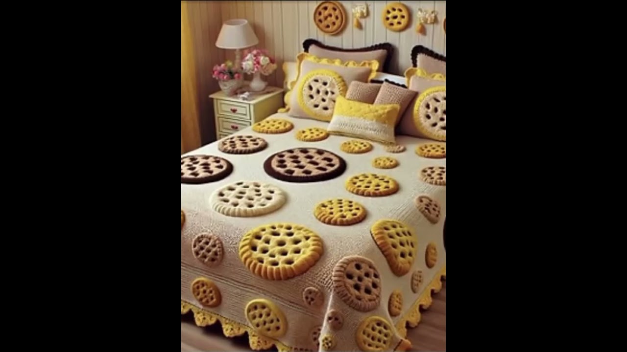 Hand Made : Crochet bedsheet // USA bernina  embroidery bed sheets Design luxury Bad Cover Design