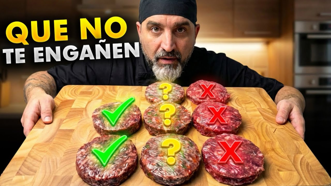 La mentira de las hamburguesas del súper. ¡¡¡Tienes que saberlo ya!!!