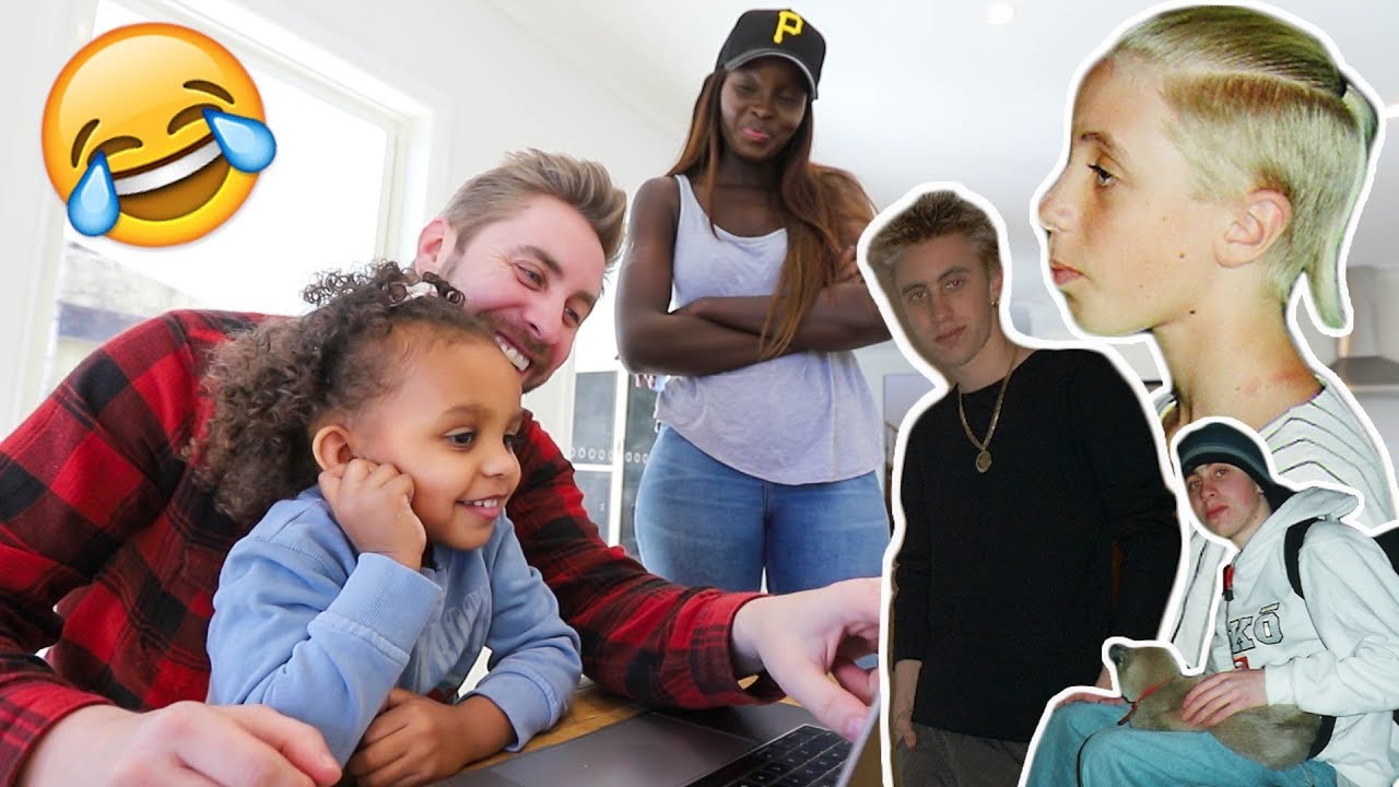 REACTING TO OLD EMBARRASSING PHOTOS!