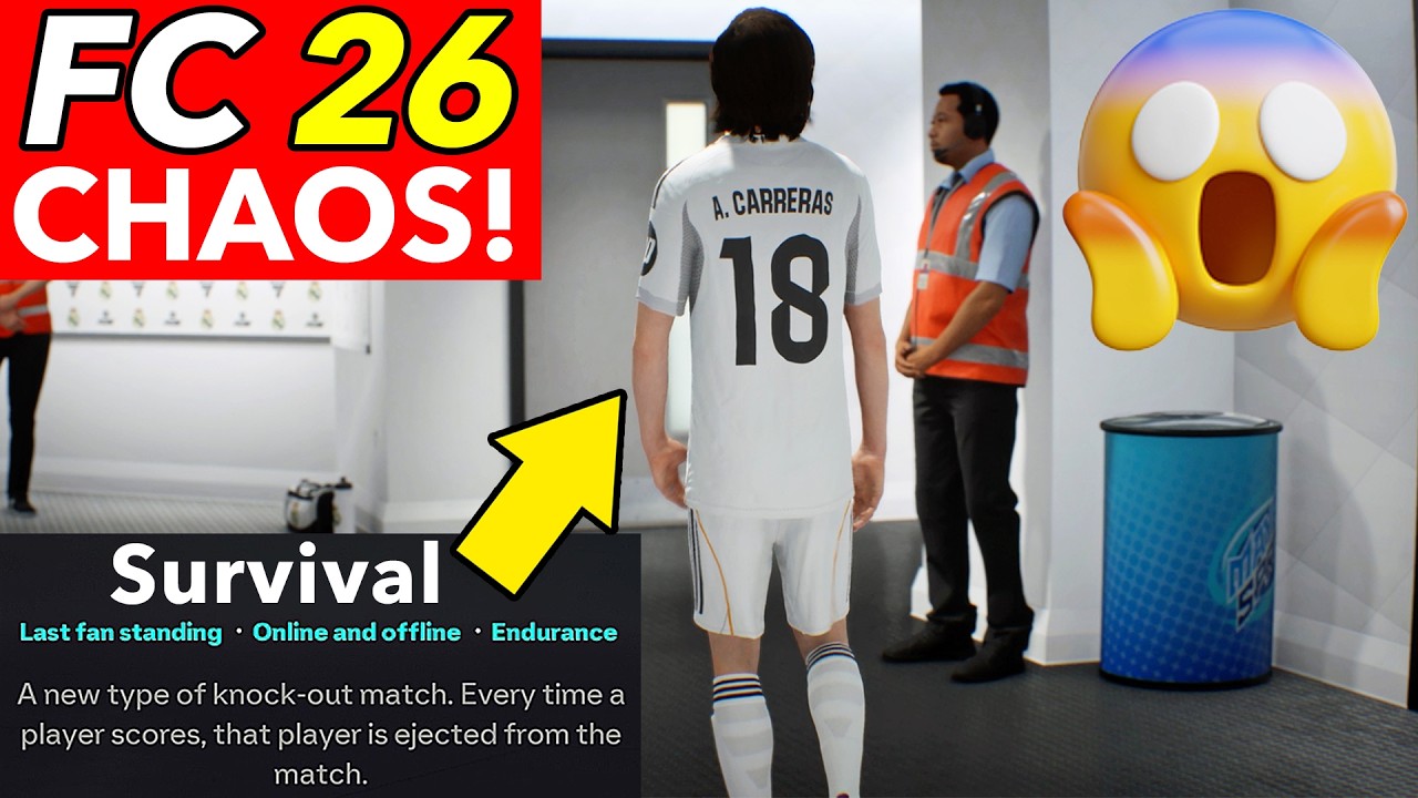 Я поиграл в режим выживания в FC 26… и это было просто безумие! 😮