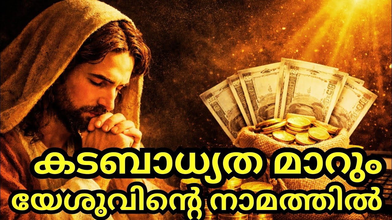 യേശുവിന്റെ ശക്തമായ പ്രാർത്ഥന | കടബാധ്യത മാറുവാൻ | സാമ്പത്തിക ഉയർച്ച ലഭിക്കാൻ | morning prayer 