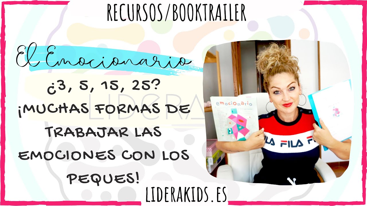 ➕ de 40 EMOCIONES para trabajar con nuestros PEQUES | BOOKTRAILER | El Emocionario 🧠♥