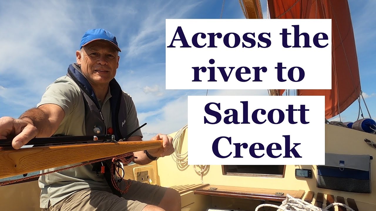 Across the River Blackwater to Salcott Creek - and I (briefly) go aground again.
