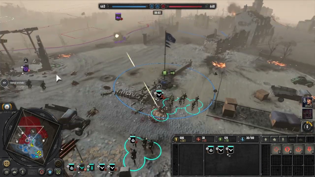 Confira minha partida de Company of Heroes 3 gravada .Novo patch,