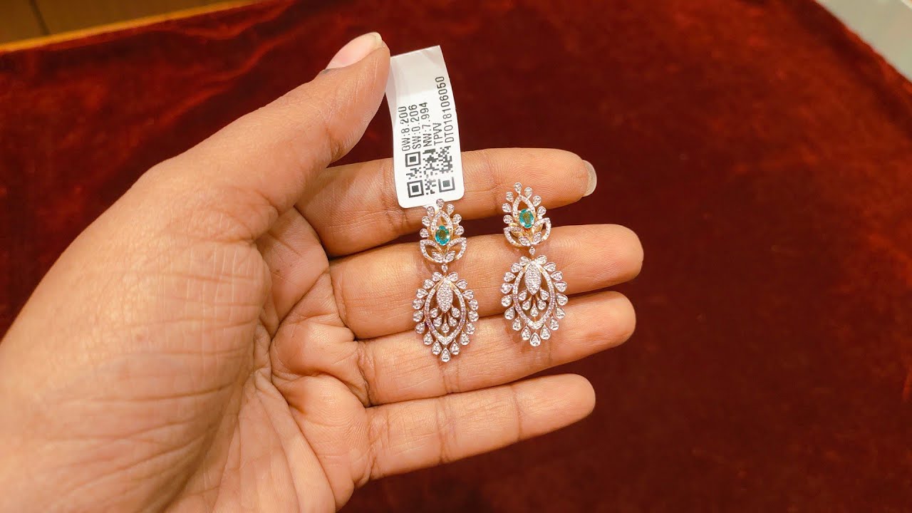 😱 Just ₹.30,000/- కే Diamond Earrings Collection చూసారా #Studs #Jhumka #Earring #jcbrothers #diamond