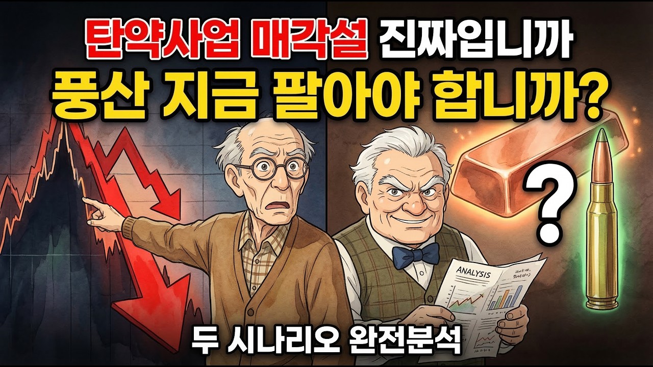 [풍산 주가전망] 🚨탄약사업 매각설 진짜입니까 &mdash; 16만원에서 9만원 폭락 진짜 이유 완전분석 #풍산주가 #풍산주가전망