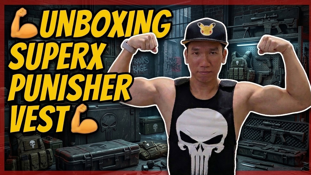 Тренировочный жилет SUPERX MARVEL'S THE PUNISHER | Распаковка от SPLgum
