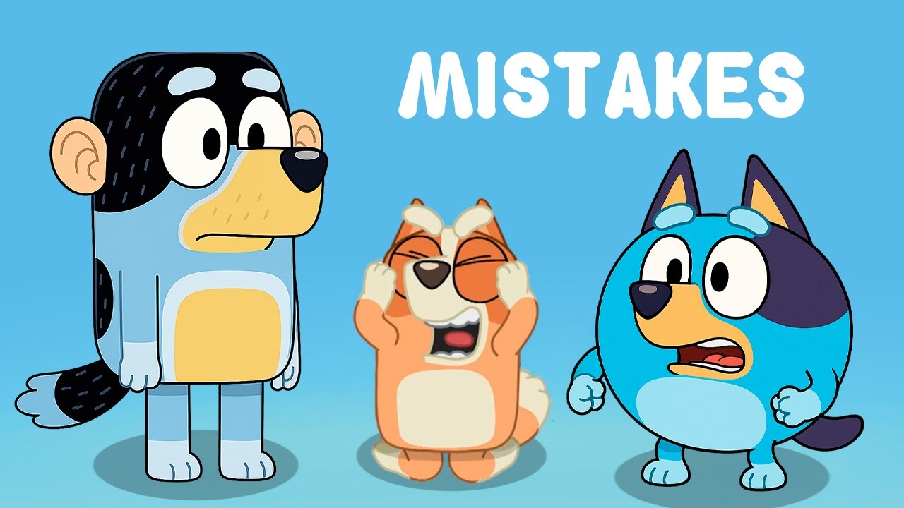 FUNNIEST MISTAKES IN BLUEY