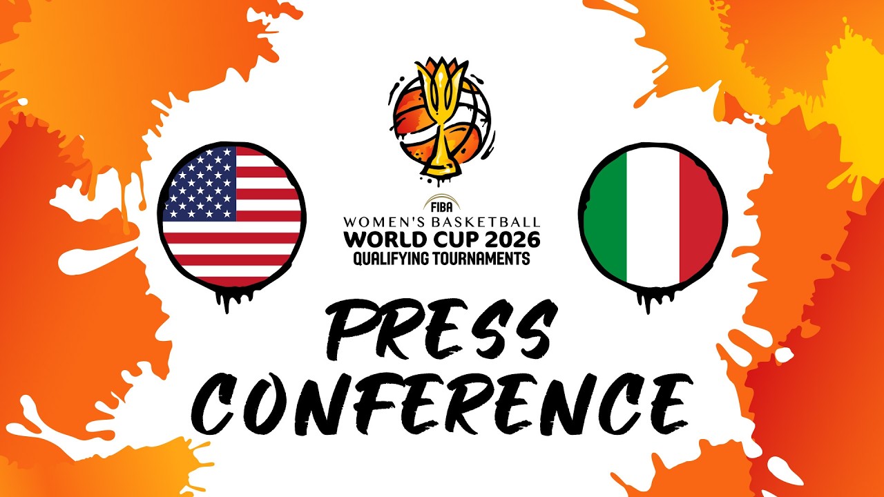 USA v Italy - Press Conference | #FIBAWWC 2026 Qualifying Tournament