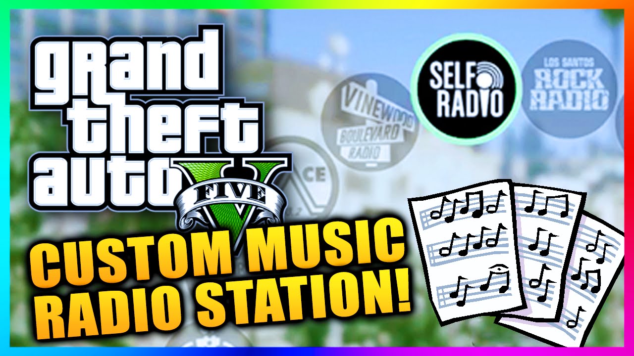 Геймплей GTA 5 на ПК &mdash; Как создать собственную радиостанцию ​​&mdash; Self Radio Install Custom Music! ...