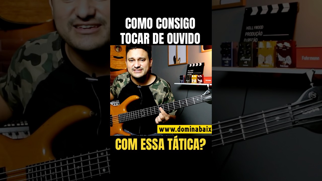 T&aacute;tica para Tirar M&uacute;sica de Ouvido no Contrabaixo? #tocardeouvido
