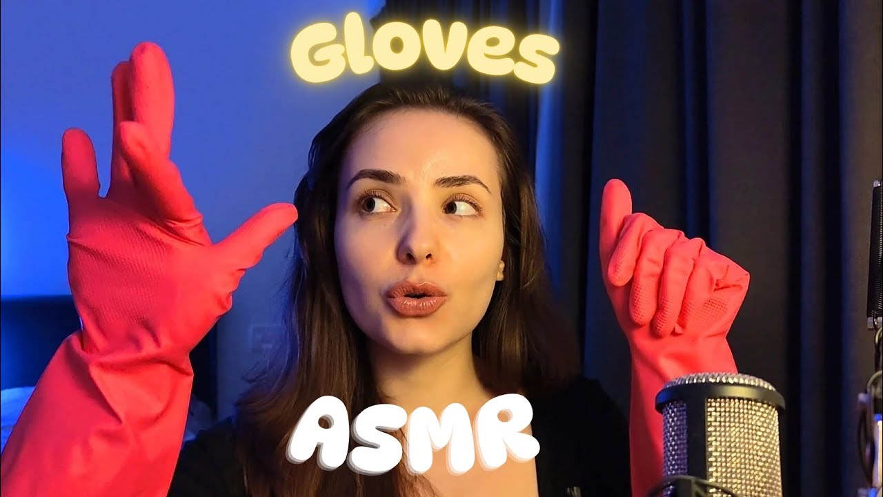 Spontex Gloves ASMR 🩷 TINGLES GUARANTEED 💆‍♀️ (requested)