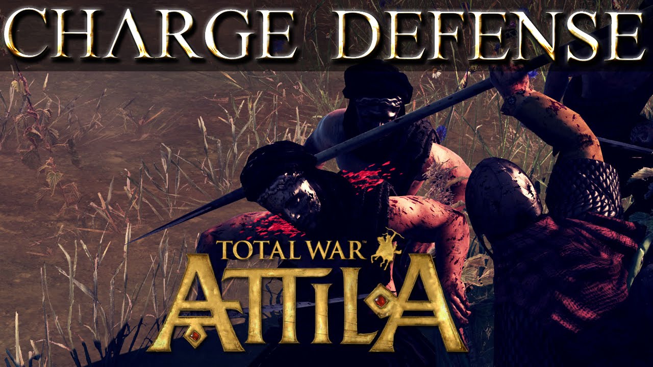Athar's Chosen vs Spears With Expert Charge Defense - Total War Attila Mechanics