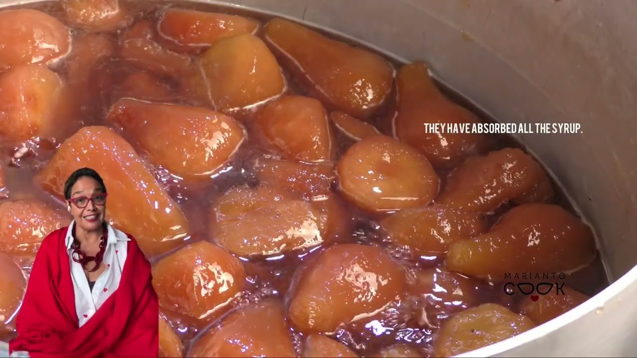 Peras Confitadas/PearsConfit