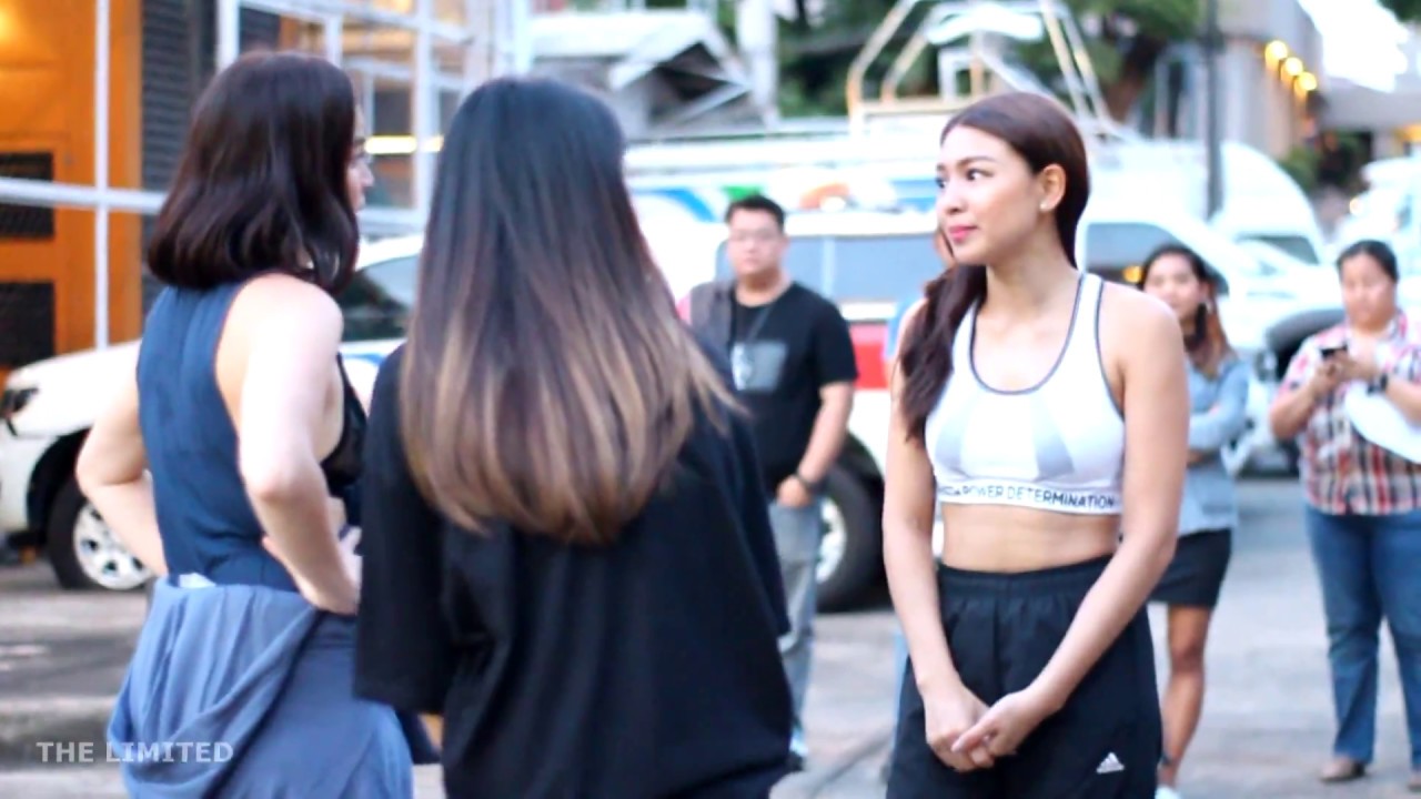 Skateboarding With Nadine, Anne And Ryan Bang.