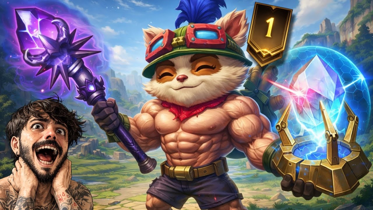 A BUILD MAIS BROKEN PRA TEEMO! wild rift