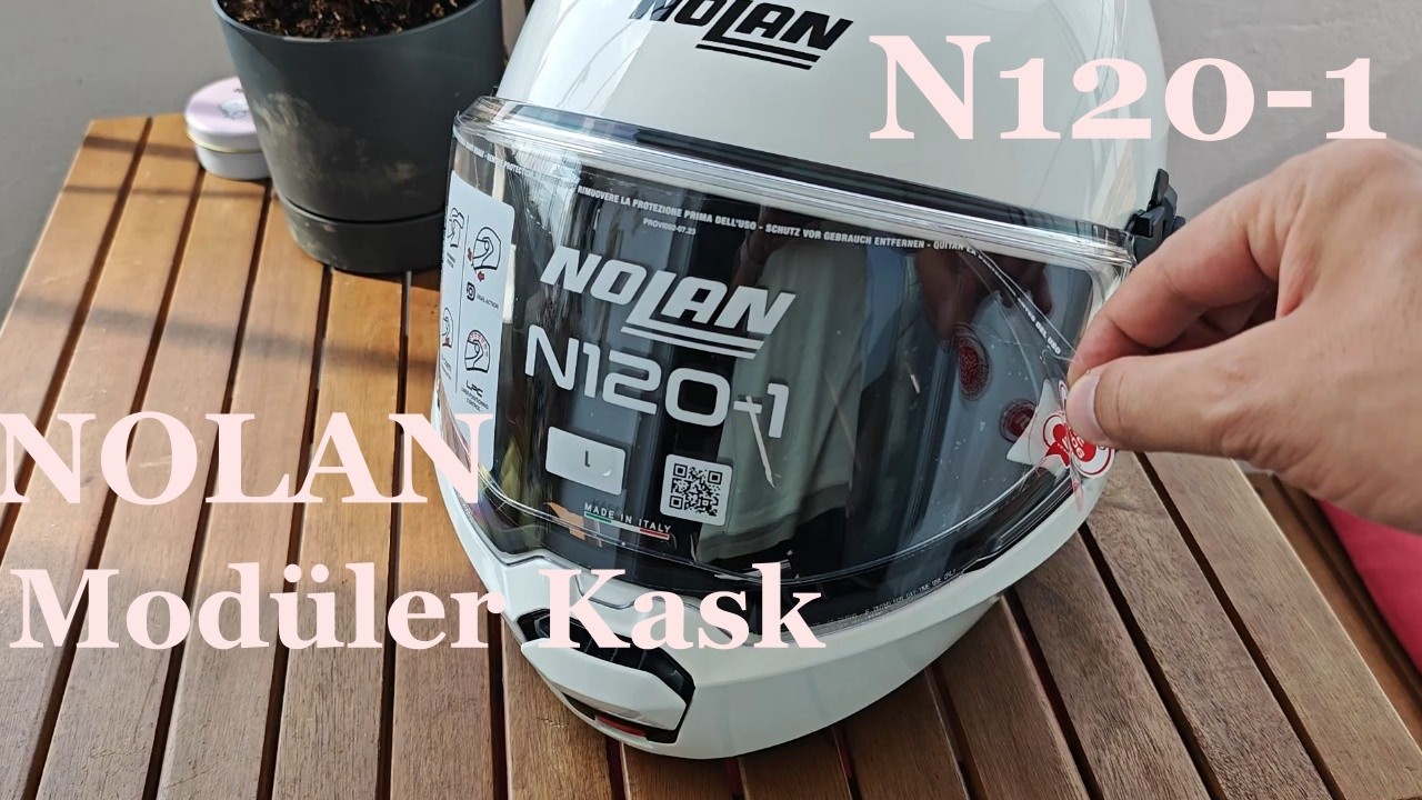 NOLAN N120-1 Modüler, Açılır Kask kutusundan çıkıyor