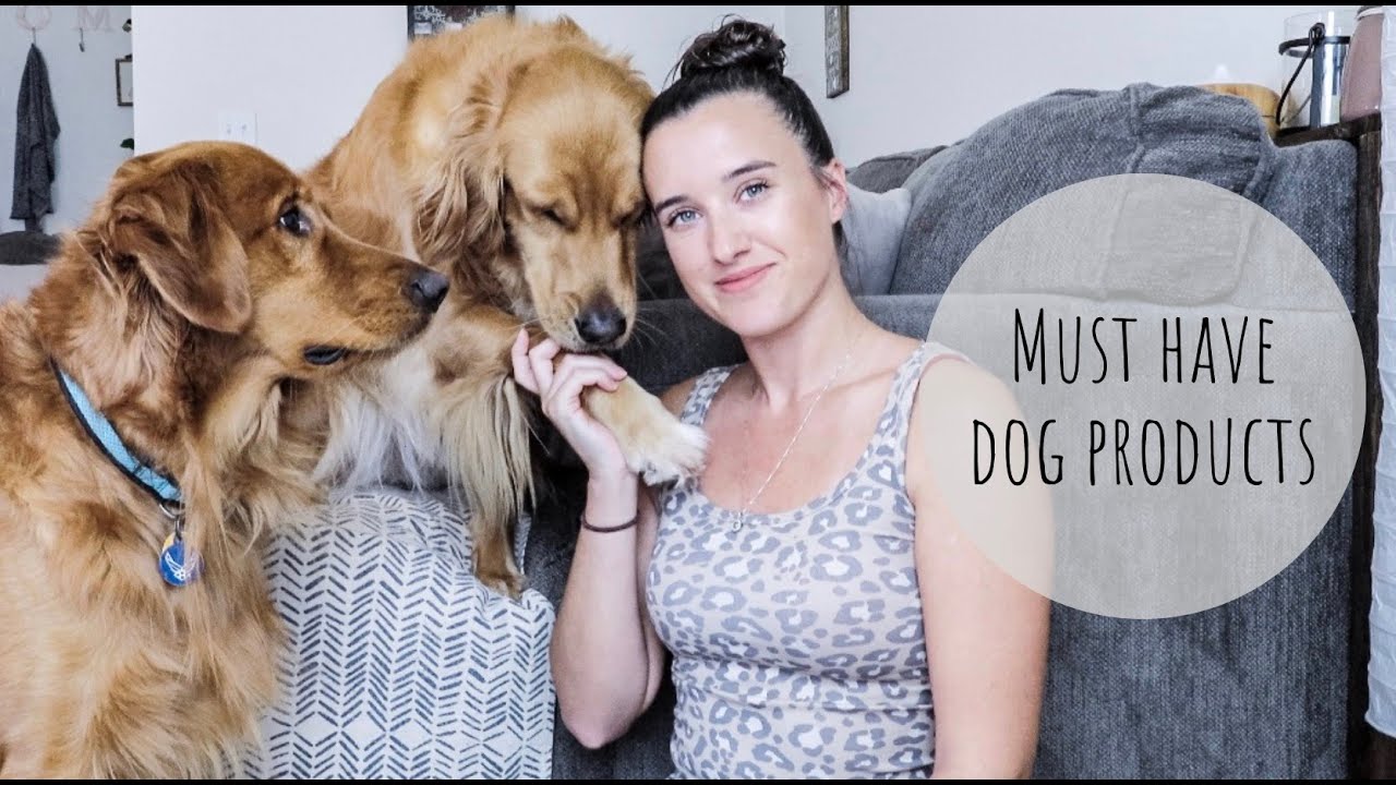 MUST HAVE DOG PRODUCTS WITH TWO GOLDEN RETRIEVERS