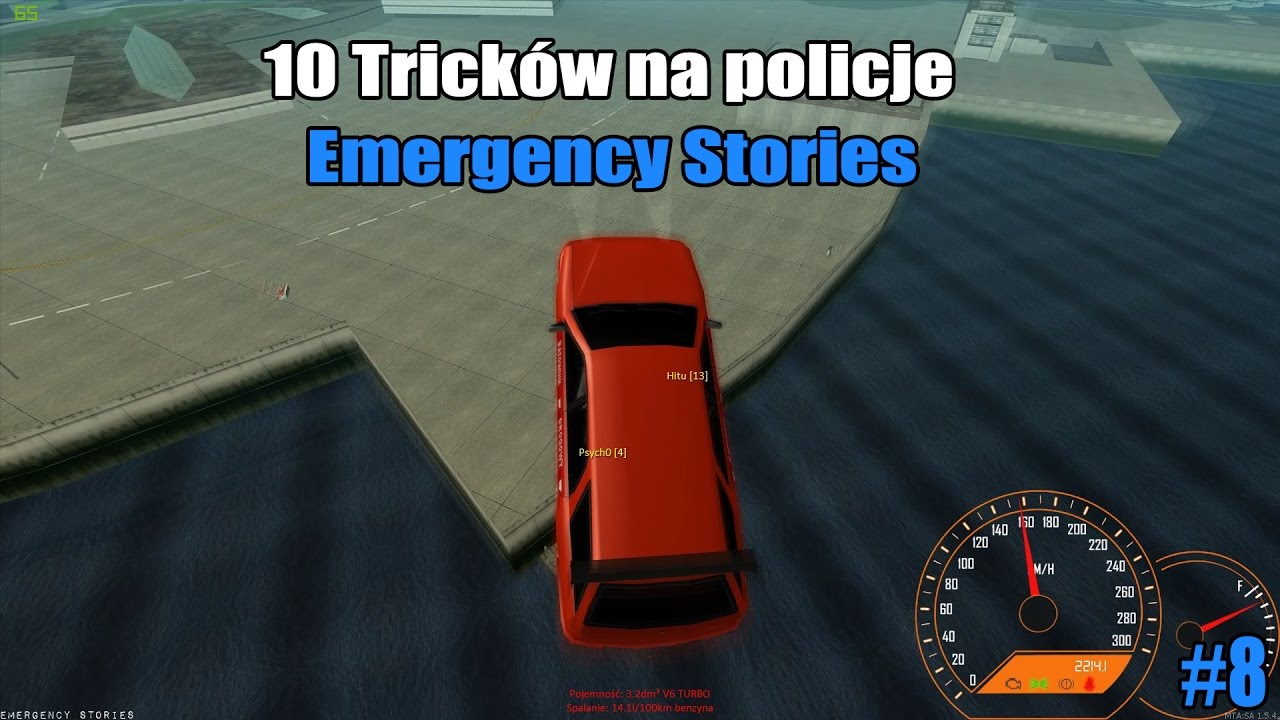 Zagrajmy w mta ,,Emergency Stories'' ,,10 Miejsc do ucieczki przed policją?'' #8