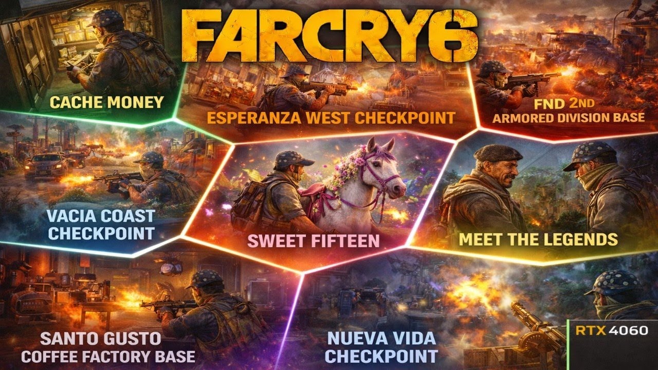 FAR CRY 6 Full Gameplay | Meet the Legends, Sweet Fifteen & Multiple Checkpoints (RTX 4060)