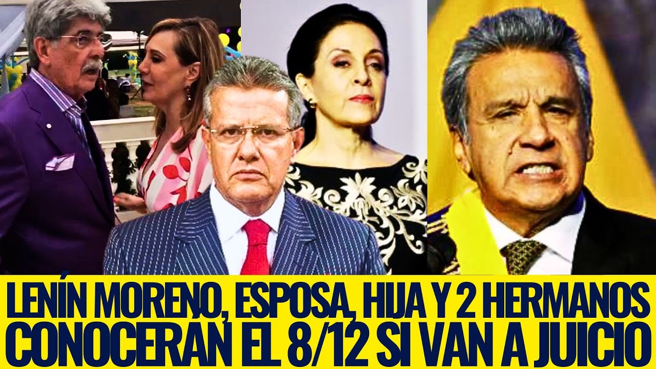 Dr. Augusto Tandazo (Len&iacute;n Moreno, esposa, hija y 2 hermanos conocer&aacute;n el 8/12 si van o no a juicio)