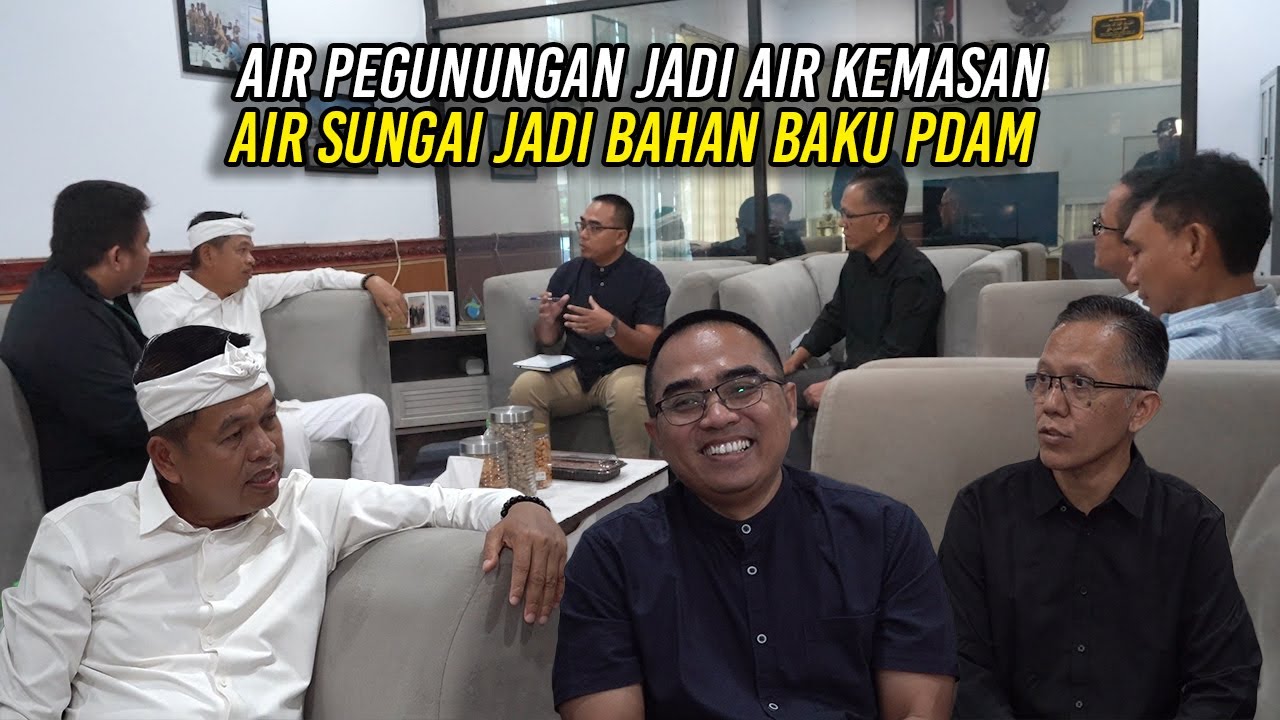 AIR PEGUNUNGAN JADI AIR KEMASAN | AIR SUNGAI JADI BAHAN BAKU PDAM