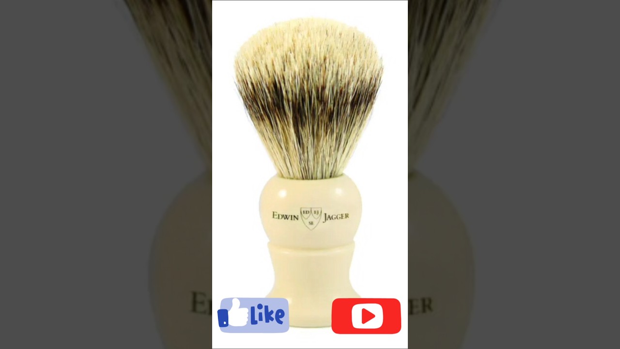 Edwin Jagger shaving brush Super badger 21mm knot. #wetshaving  #бритьё #vintage #rasatura