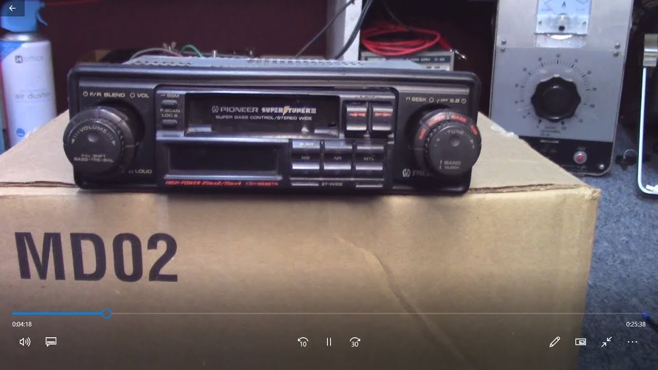 Pioneer KEH-9696TR Car Stereo - repair & testing