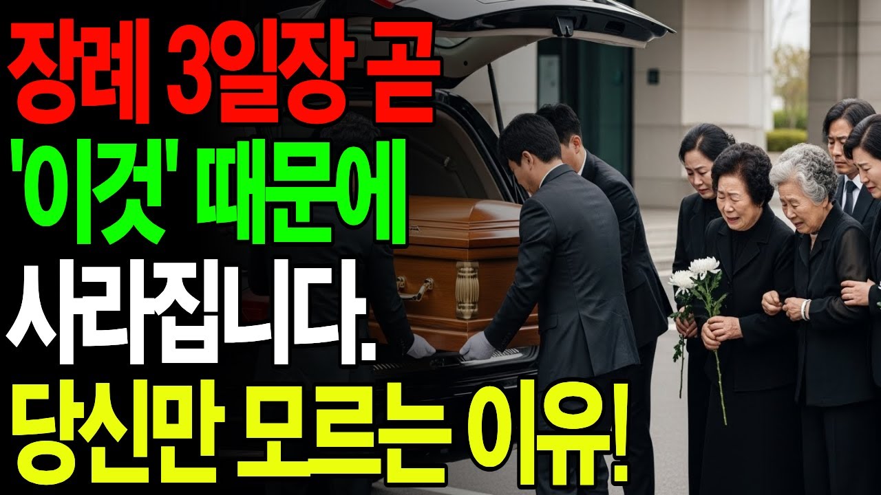 3일장은 형식일 뿐입니다. 정작 중요한 건 ‘이것’입니다! | 오디오북 | 노후준비 | 장례