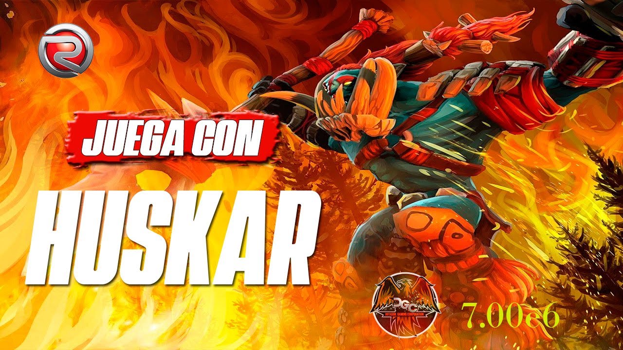 APRENDE A JUGAR CON HUSKAR - DOTA 1 - 7.00e6