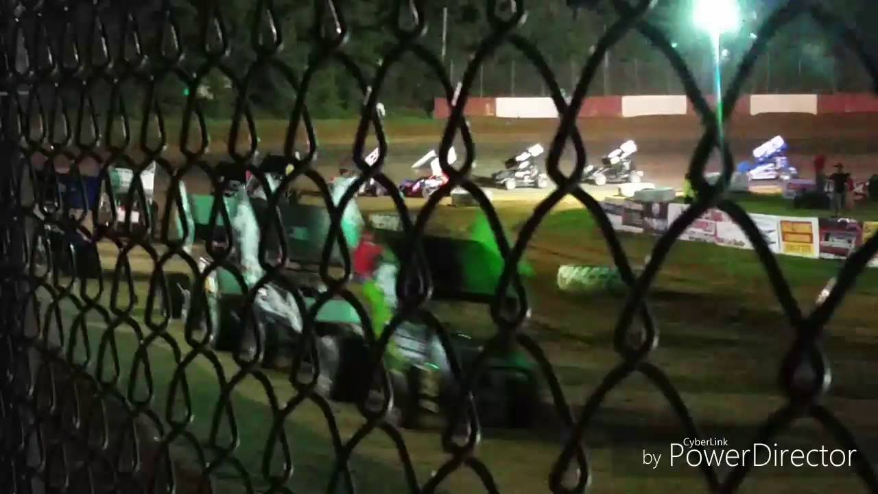 TJ HUGHES 19JR SPRINT CAR FEATURE CROWLEY'S RIDGE 09/02/2016