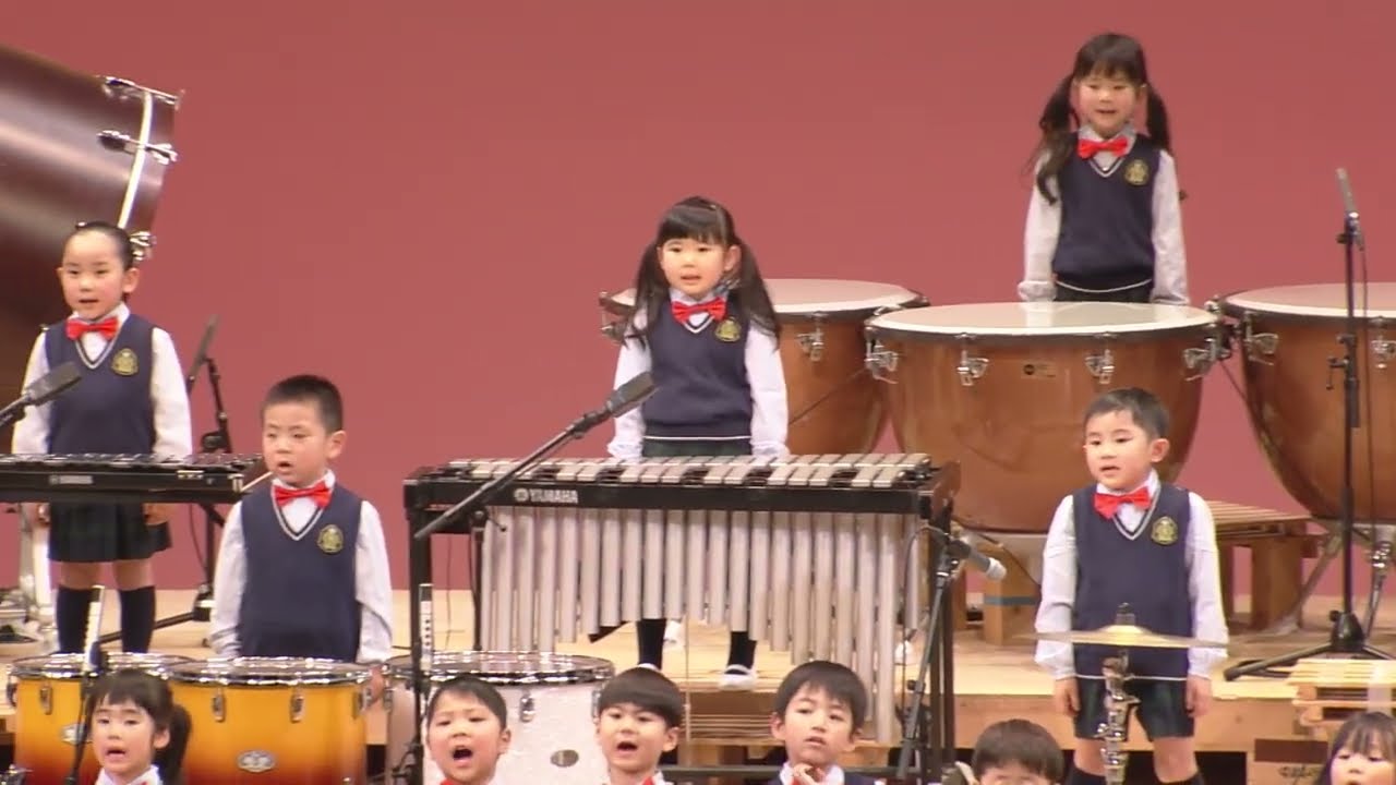 合唱「みんないろのせかい」/正進幼稚園 R５年度 お遊戯会　年中組(４歳児)