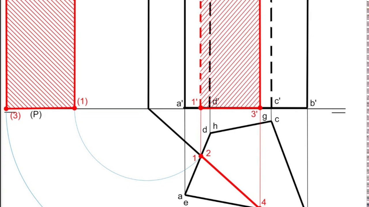 Sección PRISMA- PLANO PROYECTANTE