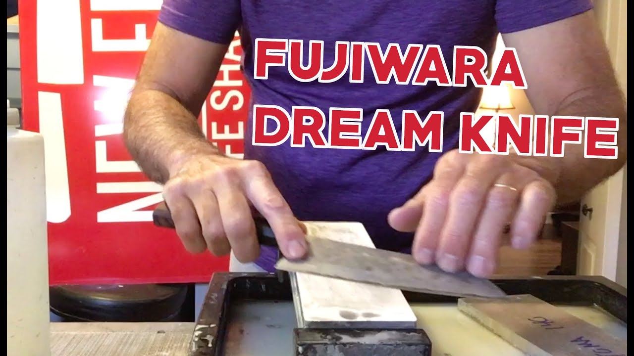 Peter Nowlan Sharpening the FUJIWARA DREAM Knife