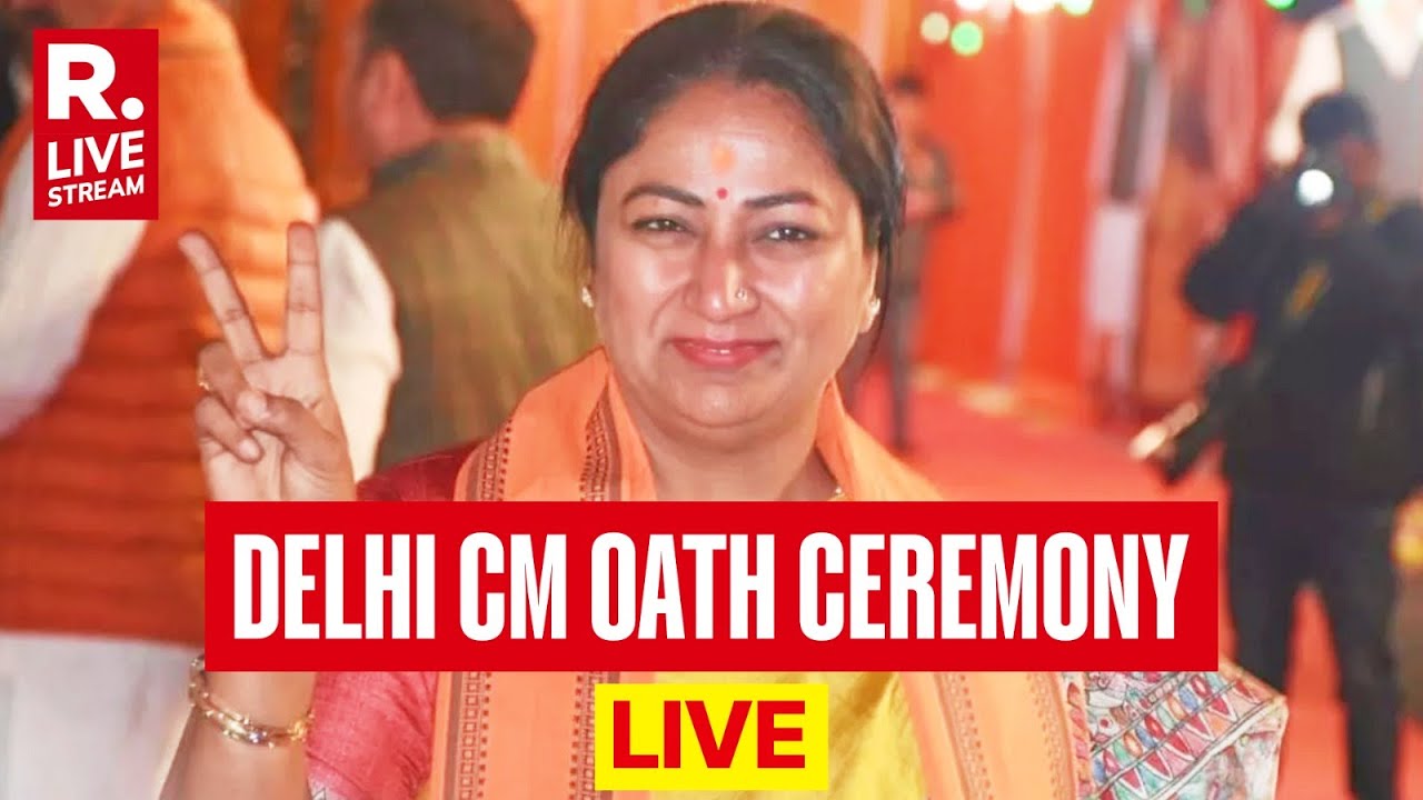 Delhi CM Oath Ceremony LIVE: Rekha Gupta To Be Delhi's New Chief Minister