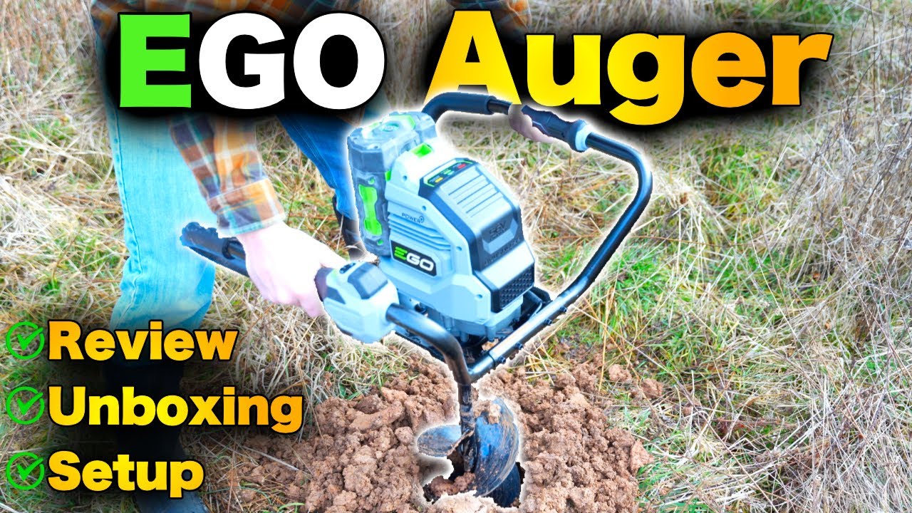 EGO Earth Auger - Review, Unboxing, And Setup - HONEST REVIEW