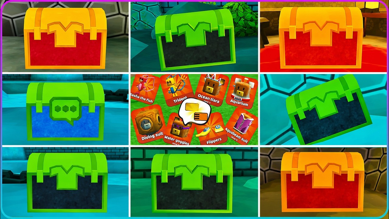 All 12 Secret Chests The Crystalline Lagoon Super Bear Adventure