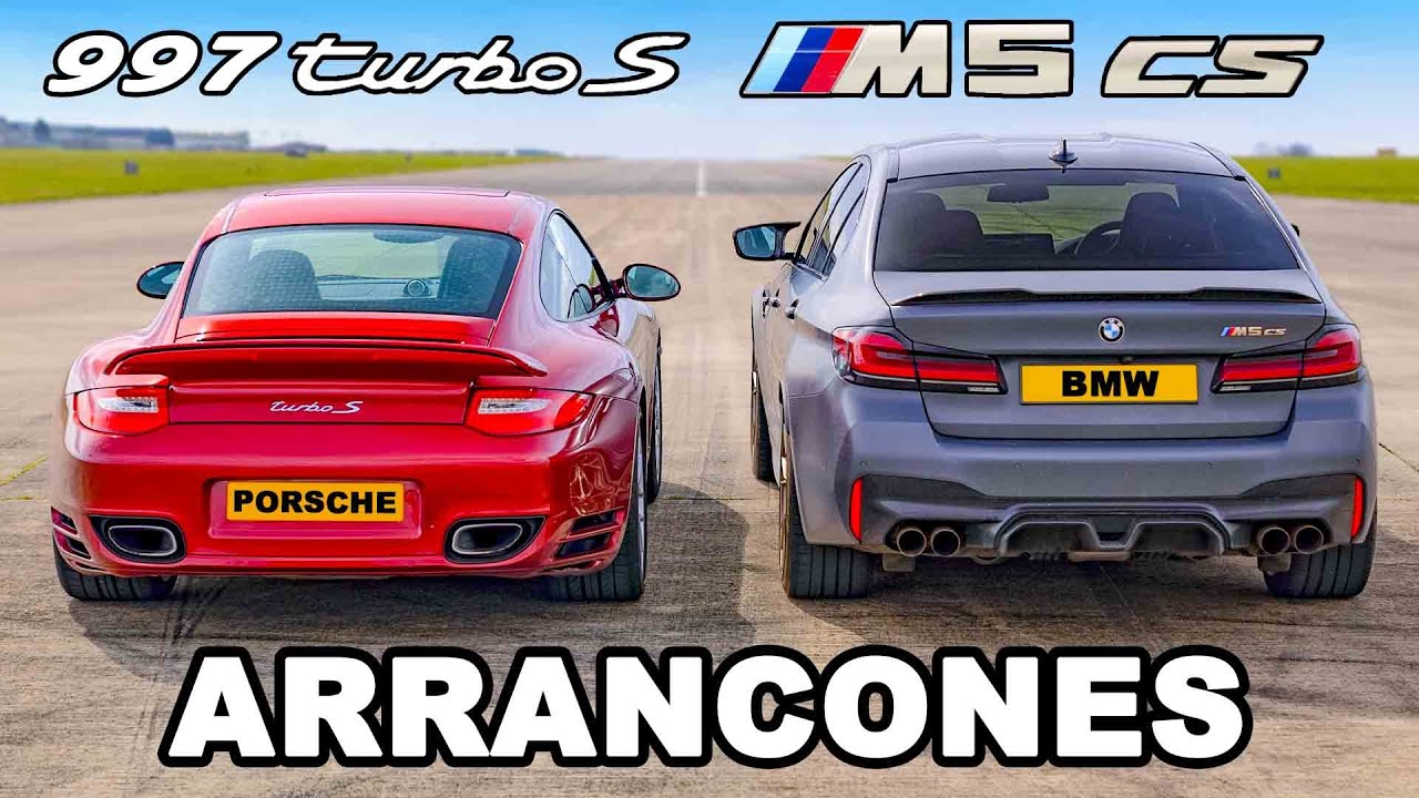 BMW M5 CS vs Porsche 997 Turbo S: ARRANCONES