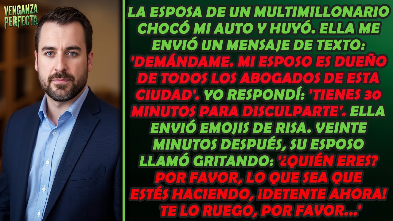 La esposa de un multimillonario chocó mi auto: 'Mi esposo es dueño de todos los abogados' — 20 ...