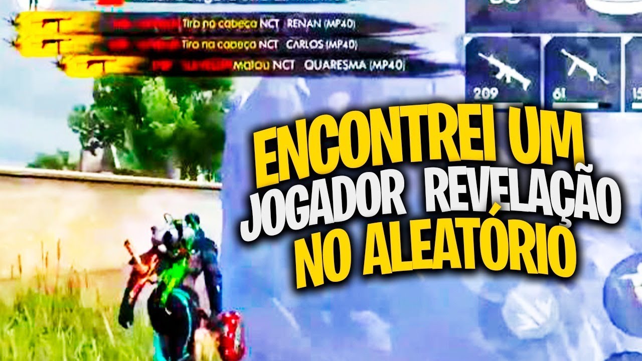 ENCONTREI UM JOGADOR REVELAÇÃO NA RANKED ALEATÓRIO - FREE FIRE