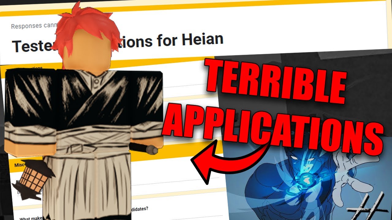 Heian TESTER APPLICATIONS Are TERRIBLE...