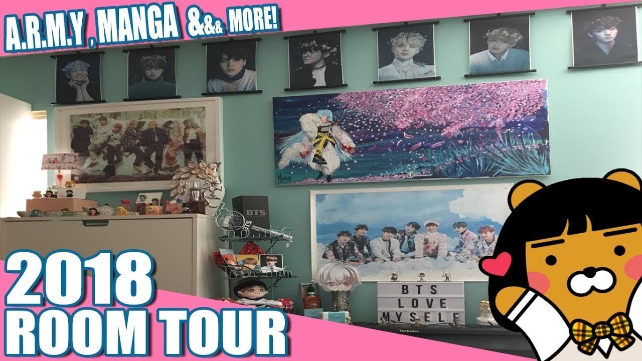 2018 Kpop & Manga Room Tour | Re-Uploaded/Updated | mai