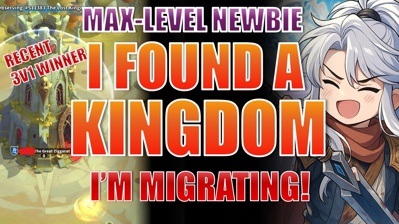 THANK YOU! I Will Migrate To a Recent 3v1 KvK1 Winning Kingdom! | MAX Level Newbie