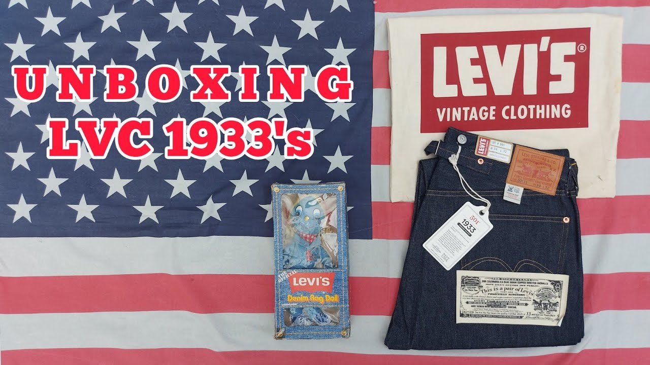 UNBOXING || LEVI'S VINTAGE CLOTHING 1933 - MADE IN USA