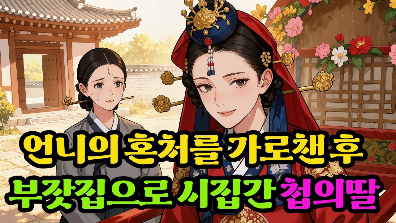 본처 딸을 밀어내고 부자집 혼처를 꿰찬 첩의 딸ㅣ옛날이야기ㅣ감동ㅣ오디오북ㅣ야담ㅣ민담ㅣ설화ㅣ전설
