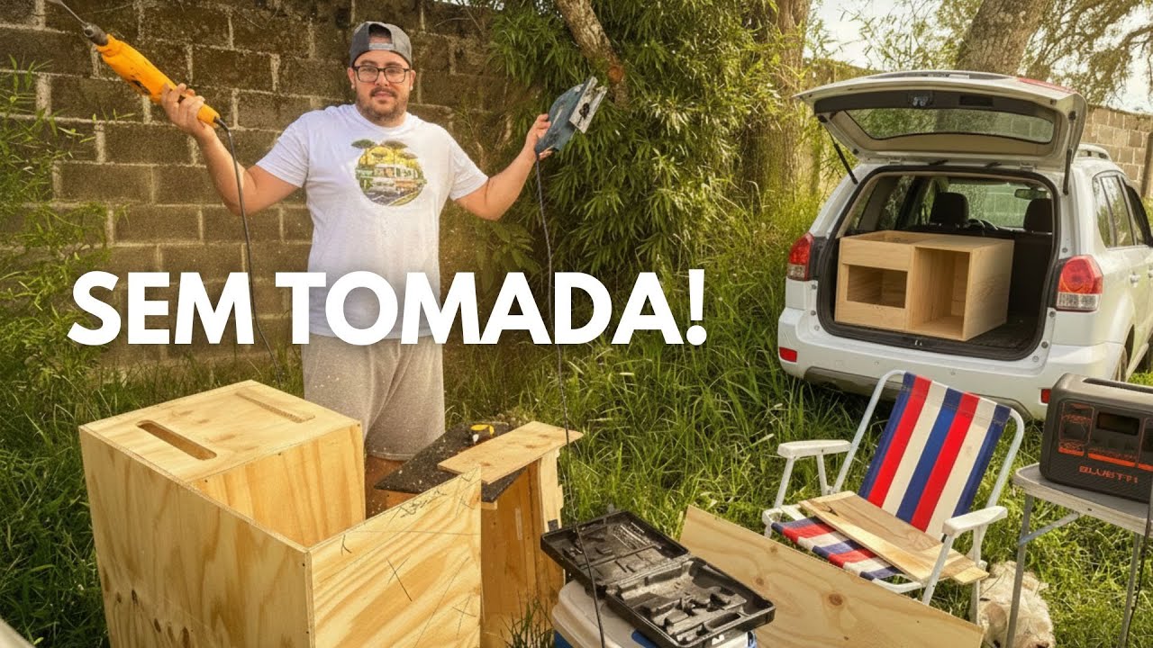 Levamos a obra do Motorhome para o meio DO NADA!