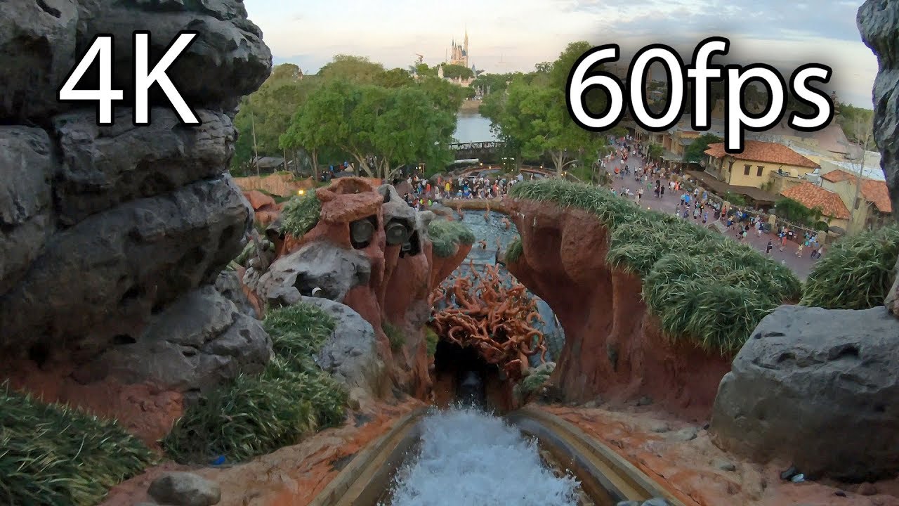 Splash Mountain front seat on-ride 4K POV @60fps Walt Disney World's Magic Kingdom