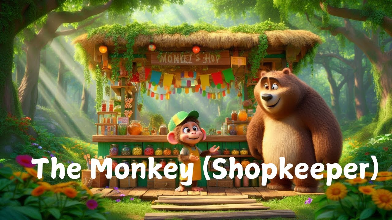 The Monkey Shopkeeper | A Funny Jungle Adventure   